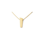 Gold Pulpit Rock pendant with a brushed finish