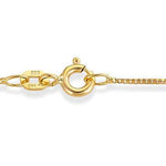 High quality box chain in 14k gold